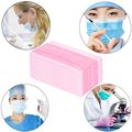 100 Pcs Disposable Earloop Face Masks Dental Surgical Hypoallergenic Breathability Comfort-great For People With Allergies And