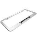 Dodge Viper In 3d On Mirror Chrome Metal License Plate Frame Official Licensed