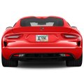 Dodge Viper In 3d On Mirror Chrome Metal License Plate Frame Official Licensed