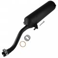 Caltric Muffler And Gaskets Compatible With Honda Rancher 420 Trx420fe Trx420fm 4x4 2009-2013