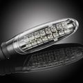 2x 8mm White Racing 18 Led Turn Signal Light Indicator Lens Blinker Universal For Suzuki Honda Kawasaki Yamaha