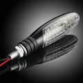 2x 8mm White Racing 18 Led Turn Signal Light Indicator Lens Blinker Universal For Suzuki Honda Kawasaki Yamaha