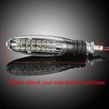 2x 8mm White Racing 18 Led Turn Signal Light Indicator Lens Blinker Universal For Suzuki Honda Kawasaki Yamaha
