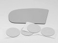 Left Driver Mirror Glass Lens For 02-07 Mb C Class Fits Electrochromic Auto Dimming Mirrors Fit Over With Silicone Adhesive 