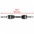 Caltric 2 Front Left And Right Cv Joint Axle With Bearing Compatible Kawasaki 59266-1073 59266-1096 59266-1103