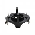 Uxcell H7 Headlight Xenon Bulbs Car Head Lights Clip Base Adapter Holder Black Plastic For Vw Caddy Volkswagen Golf 5