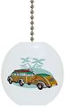 Woody Surf Wagon Solid Ceramic Fan Pull 