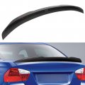 Aintier 1pc Carbon Fiber Spoiler Wing Compatible For 2006-2011 Bmw E90 3-series 4 Door Sedan 2008-2011 M3 Glossy Black Rear
