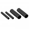 Qiilu Motorcycle Handlebar Grip Cover 1 Pair Of Anti Slip Vibration Soft Rubber Brake Lever Black For 30mm Diameter