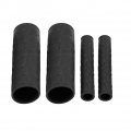 Qiilu Motorcycle Handlebar Grip Cover 1 Pair Of Anti Slip Vibration Soft Rubber Brake Lever Black For 30mm Diameter