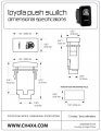 Ch4x4 Push Switch For Toyota Tacoma Fj Cruiser Land Fortuner Hilux 4runner Prado 12v 3amp Zombie Lights Symbol 12 While Led