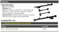 Rear Upper And Lower Trailing Arms Set Of 4 With Bushings Compatible 2001-2004 Nissan Pathfinder Le 4wd
