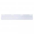 United Pacific 21396 Stainless Top Mud Flap Plate 17 Light Bar Cutout 