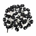 Neeseelily 14707 50 Pcs Ignition Keys 14603 8u-9569 05755125 940451 Compatible With Deutz Tractor D07 Series D6007 D6207 D6507