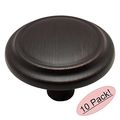 Cosmas 799orb Oil Rubbed Bronze Cabinet Hardware Round Knob 1-1 4 Diameter 10 Pack 