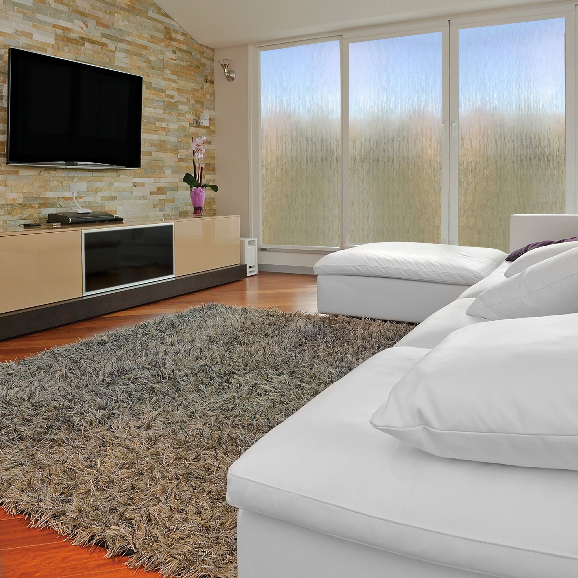 Gila 50165294 Privacy Control Waterfall Static Cling Window Film 36