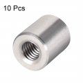 Uxcell Round Connector Nuts M5x12mm Height Sleeve Rod Bar Stud Nut Stainless Steel 304 Pack Of 10