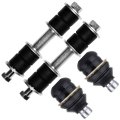 4pc Suspension Kit With Front Lower Ball Joints K500063 And Rear Sway Bar End Links K90247 For Mitsubishi Lancer 2002 2007 Fwd 