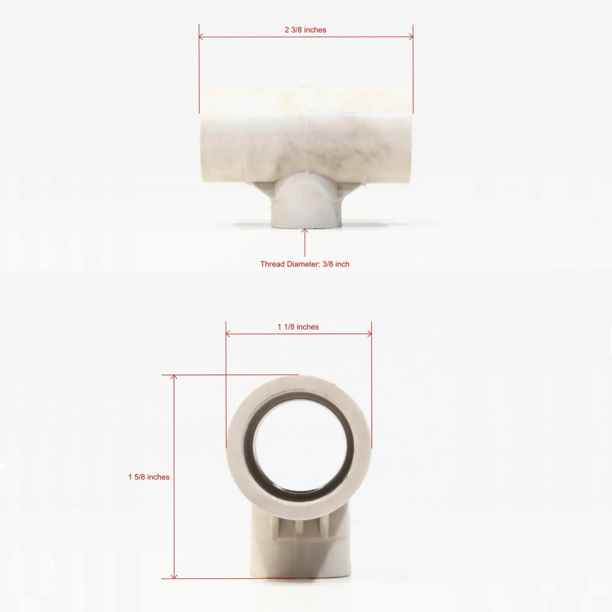 The Rop Shop 100-pack Poultry Water Drinking Cup Pvc Fitting Chicken Automatic Drinker