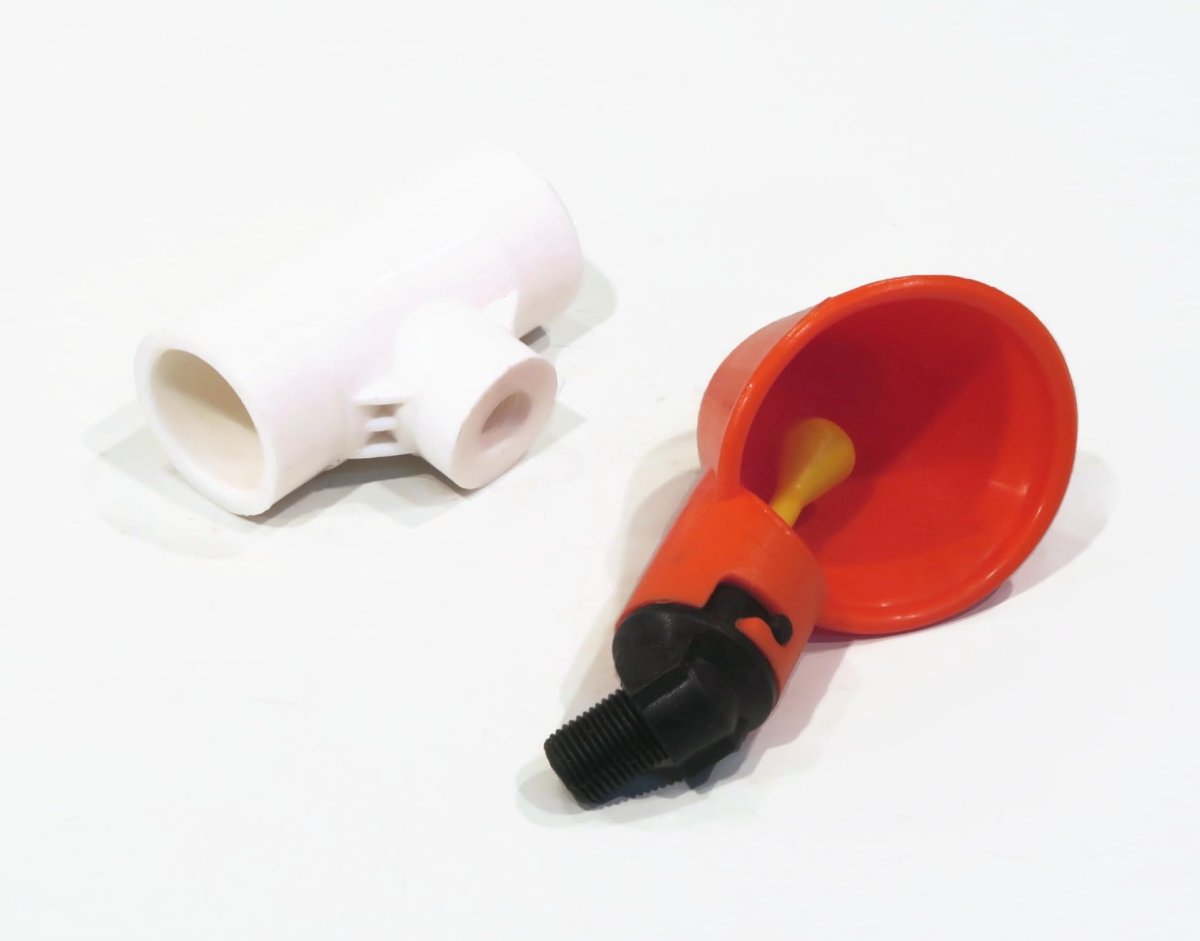 The Rop Shop 100-pack Poultry Water Drinking Cup Pvc Fitting Chicken Automatic Drinker