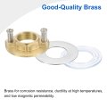 2sets Female Thread Hex Lock Nut G1 2 Stainless Steel 304 Single Hole Faucet Nuts With Gasket Fixing Tool Set For Kitchen