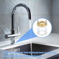 2sets Female Thread Hex Lock Nut G1 2 Stainless Steel 304 Single Hole Faucet Nuts With Gasket Fixing Tool Set For Kitchen