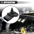 Motoforti Map Manifold Air Pressure Sensor Absolute Replacement For Ford Escape 2006-2012 Plastic No 1f20-18-211 Black