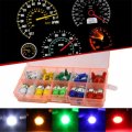 40 Pcs Mixed Color T5 T10 Led 5050smd Car Dashboard Instrument Indicator Lights