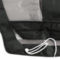 Kuafu Convertible Soft Top Compatible With 1966-1979 Fiat 124 W Plastic Window Black Sailcloth Vinyl
