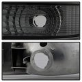 Acanii For 2000-2006 Chevy Suburban Tahoe 99-02 Silverado Smoked Lens Parking Turn Singal Lamps Bumper Lights Pair Set
