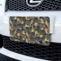 African Plains Zebra Herd Grazing Pattern Novelty Metal Vanity Tag License Plate