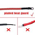 50ft X 1 4 Synthetic Winch Rope Line Cable W 40 Protective Sleeve For Atv Utv Suv Truck Boat Ramsey
