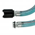 1 Inch Suction Hose For Fuel Transfer Pump With Threaded Couplings Oil Diesel Kerosene Tube 6 Feet Length