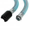 1 Inch Suction Hose For Fuel Transfer Pump With Threaded Couplings Oil Diesel Kerosene Tube 6 Feet Length