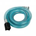 1 Inch Suction Hose For Fuel Transfer Pump With Threaded Couplings Oil Diesel Kerosene Tube 6 Feet Length