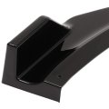 Front Bumper Lip Spoiler For Honda Civic Sedan 2019 2020 Glossy Black Pp 3 Piece Set 