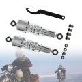 Motorcycle Chrome 10 5 Inch 267mm Rear Shocks Absorbers Replacement For Sportster 883 Low Xl883l 2005-2010 