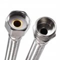 Uxcell Faucet Supply Line Connector G1 2 Female X Male 20 Inch Length 304 Stainless Steel Hose