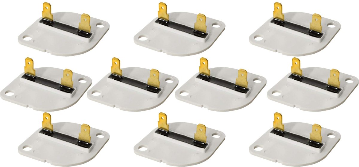 10 Pack Climatek Upgraded Dryer Thermal Fuse Fits Whirlpool Kenmore 15-198 279650