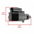 Caltric Starter John Deere Mowers Z-trak Z920r All For Kawasaki 23 5hp With Solenoid