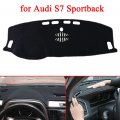 Kaitian 1pcs Non-slip Dash Coverboard Sun Visor Mat Dash Carpet For Audi S7 Sportback 2013 2014 2015 2016 2017 2018 2019 2020