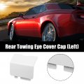 X Autohaux Rear Left Bumper Tow Hook Towing Eye Cover For Mazda 6 2013 2014 2015 2016 2017 2018 White Trailer Cap Replacement