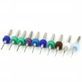 Uxcell 0 25mm-15mm Cutting Dia 1 8 Inch Shank Carbide Cnc Pcb Micro Drill Bits Set 10 In 1