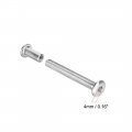 Uxcell Screw Post Fit For 5 16 8mm Hole Dia Male M6xmm Belt Buckle Binding Bolts Leather Fastener Stainless Steel 5 Sets