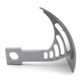Htt Motorcycle Silver Vertical Curved Mount License Plate Bracket Tag Holder For Kawasak 1998-2005 Zx-9 1996-2003 Zx-9r