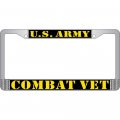 U S Army Combat Veteran License Plate Frame 