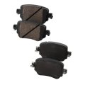 Rear Organic Brake Pad Set For Volkswagen Passat 2015 To 2020 2 Wheel Replacement 5q0698451b And 7n0698451a 