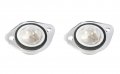 Blue Oval Industries 1979-1993 Mustang Rear License Plate Light Lenses 2 