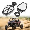 Motobiker Utv Side Mirrors For 1 75 Roll Bar Rzr Rear View Polaris Ranger Yamaha Rhino Pioneer 1000 Can-am Commander Articat 