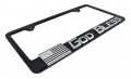 3d God Bless America Inverted Flag Black Metal License Plate Frame